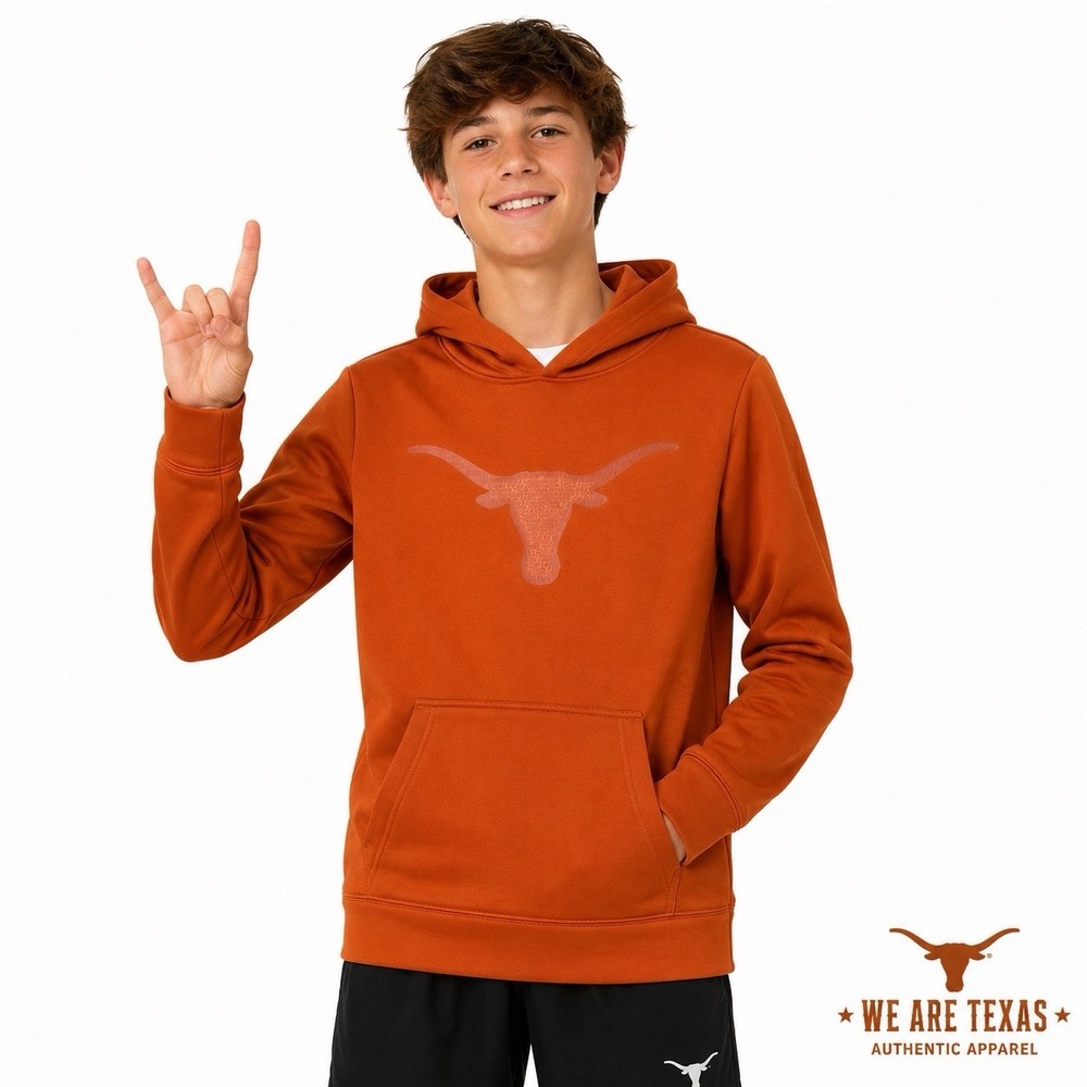 We Are Texas Authentic Apparel Youth L 14-16 Longhorn Burnt Orange Hoodie UT